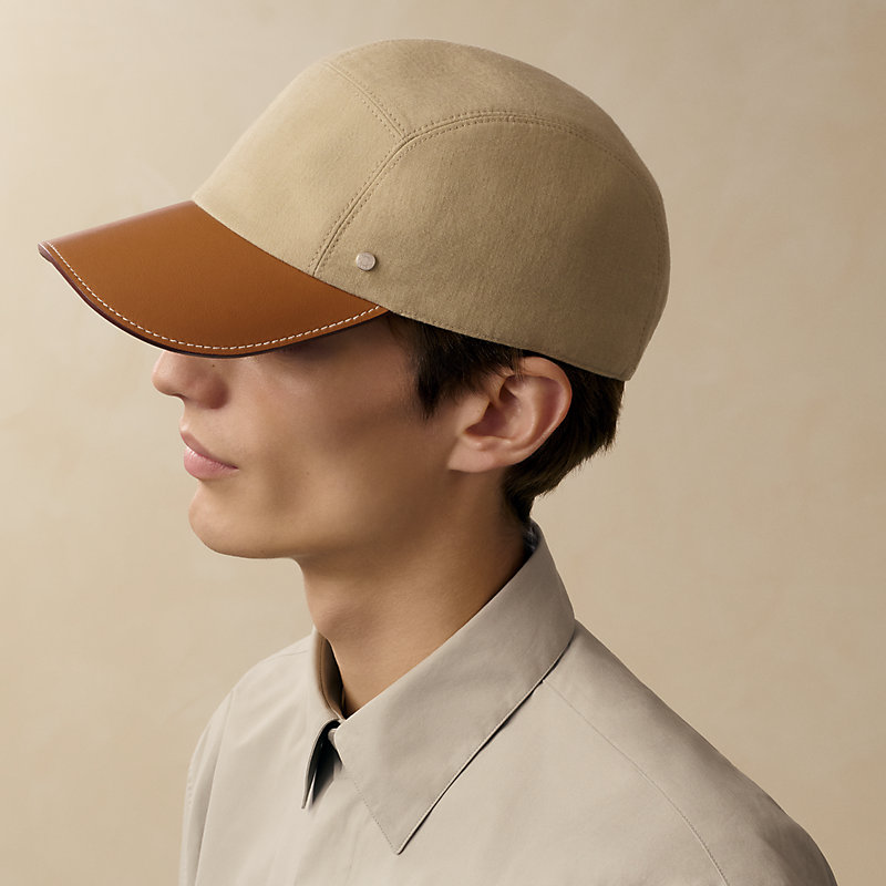 リネンとレザー素材が新しいHermesVauban Medorキャスケット キャスケット 《ネヴァダ・エリタージュ》 | Hermès - エルメス